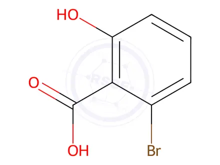 Chemical structure of 2-Bromo-6-hydroxybenzoic Acid