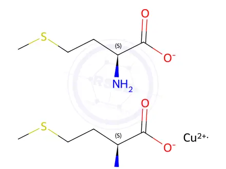 Chemical structure of CUPRIC METHIONLINE