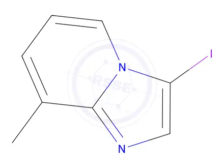 Chemical structure of 3-Iodo-8-methyl-imidazo[1,2-a]pyridine