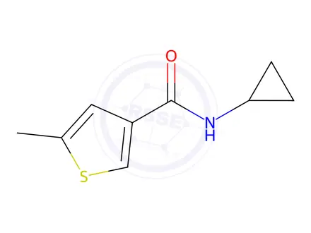 Chemical structure of N-Cyclopropyl-5-methyl-3-thiophenecarboxamide