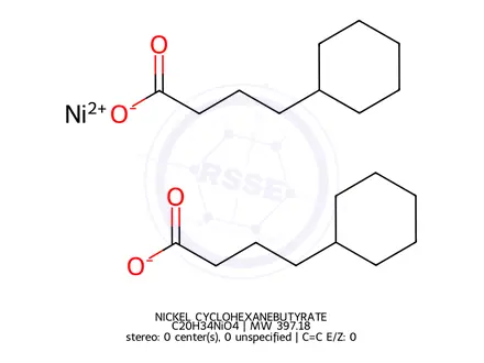 Chemical structure of NICKEL CYCLOHEXANEBUTYRATE