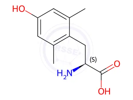 Chemical structure of L-2',6'-Dimethyltyrosine