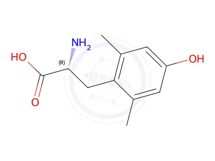Chemical structure of 2,6-Dimethyl-d-tyrosine