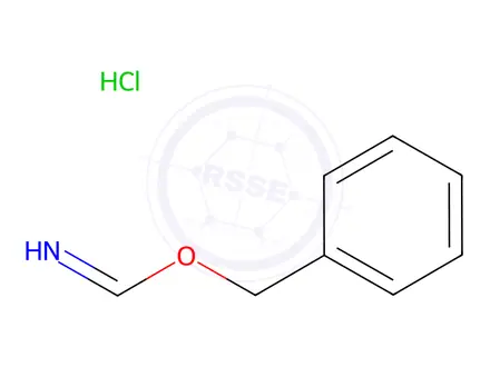 Chemical structure of Benzyl formimidate hydrochloride