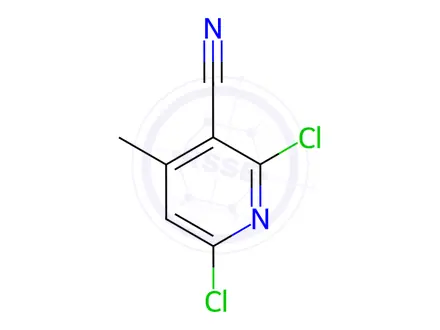 Chemical structure of 2,6-Dichloro-4-methylnicotinonitrile