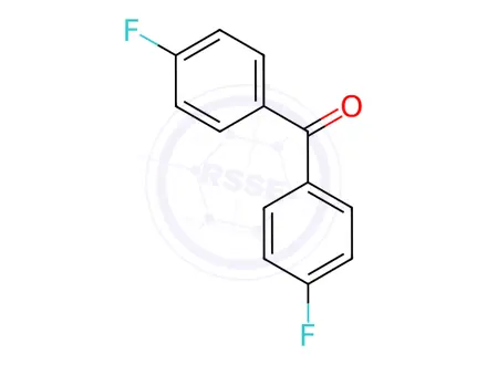 Chemical structure of 4,4'-Difluorodiphenyl ketone