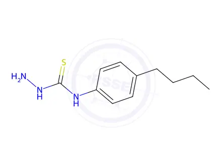 Chemical structure of N-(4-butylphenyl)hydrazinecarbothioamide