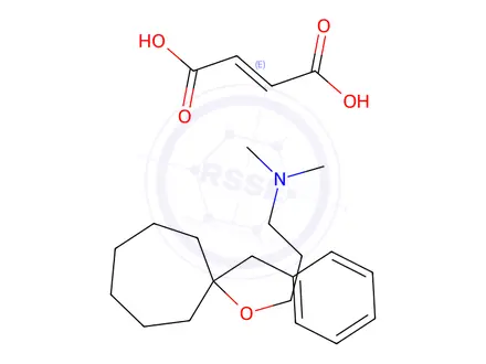 Chemical structure of Bencyclane Fumerate