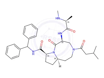 Chemical structure of Xevinapant