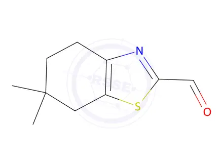 Chemical structure of 6,6-Dimethyl-4,5,6,7-tetrahydrobenzo[d]thiazole-2-carbaldehyde