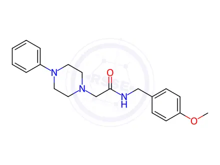 Chemical structure of n-(4-Methoxybenzyl)-2-(4-phenylpiperazin-1-yl)acetamide