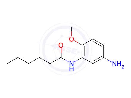 Chemical structure of N-(5-Amino-2-methoxyphenyl)hexanamide