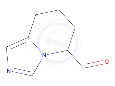 Chemical structure of 5,6,7,8-Tetrahydroimidazo[1,5-a]pyridine-5-carbaldehyde