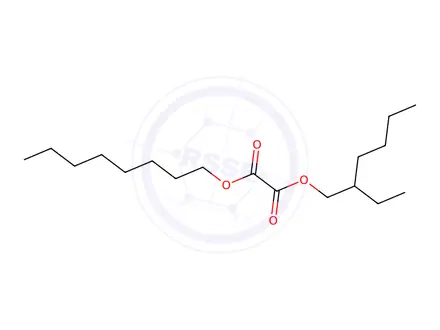 Chemical structure of Oxalic acid, 2-ethylhexyl octyl ester