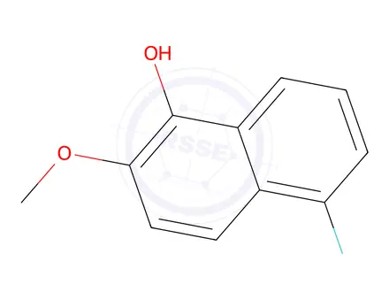 Chemical structure of 5-Fluoro-2-methoxy-1-naphthalenol