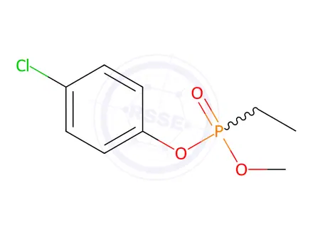 Chemical structure of Ethylphosphonic acid methyl 4-chlorophenyl ester