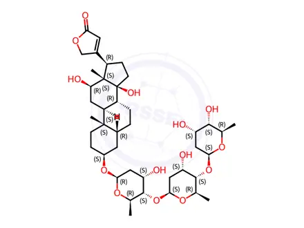 Chemical structure of Digoxin