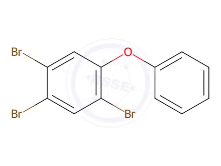 Chemical structure of 2,4,5-Tribromodiphenyl Ether