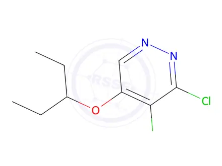 Chemical structure of 3,4-Dichloro-5-(pentan-3-yloxy)pyridazine