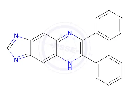 Chemical structure of 6,7-diphenyl-1H-imidazo[4,5-g]quinoxaline