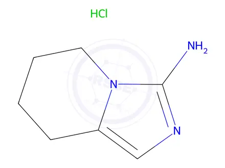 Chemical structure of 5,6,7,8-Tetrahydroimidazo[1,5-a]pyridin-3-amine hydrochloride