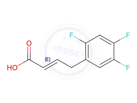Chemical structure of Sitagliptin Phosphate Impurity 67