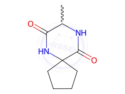 Chemical structure of Alaptide Impurity 2