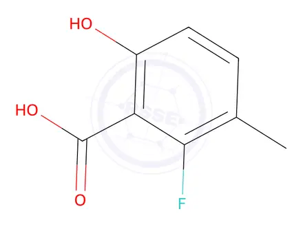 Chemical structure of 2-Fluoro-6-hydroxy-3-methylbenzoic acid
