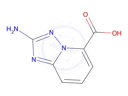 Chemical structure of 2-Amino-[1,2,4]triazolo[1,5-a]pyridine-5-carboxylic acid