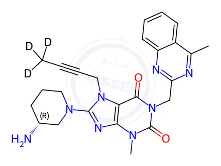 Chemical structure of Linagliptin Impurity 439