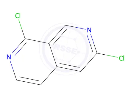 Chemical structure of 1,6-dichloro-2,7-naphthyridine