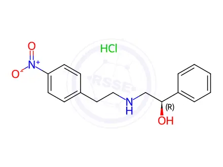 Chemical structure of Mirabegron Impurity 88 Hydrochloride(Mirabegron EP Impurity F Hydrochloride)