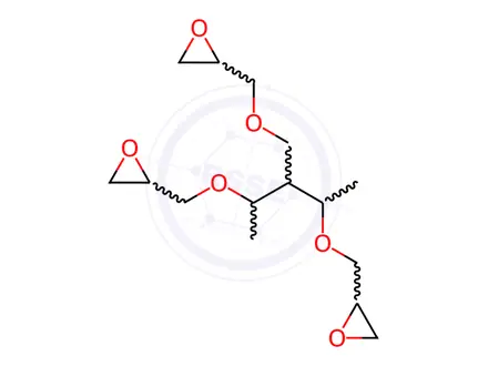 Chemical structure of 2,4-(oxiranylmethoxy)-3-[(oxiranylmethoxy)methyl]pentane