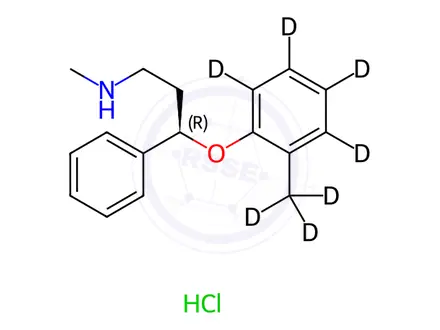 Chemical structure of Atomoxetine D7 HCl (Racemic)