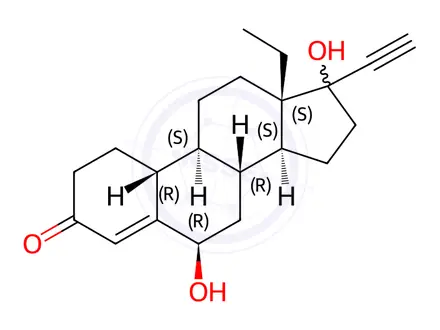 Chemical structure of Norgestrel EP Impurity C