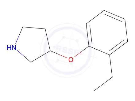 Chemical structure of 3-(2-Ethylphenoxy)pyrrolidine