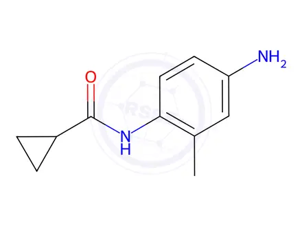 Chemical structure of N-(4-Amino-2-methylphenyl)cyclopropanecarboxamide