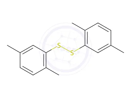 Chemical structure of di(2,5-xylyl) disulphide