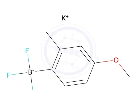 Chemical structure of Potassium (4-Methoxy-2-methylphenyl)trifluoroborate