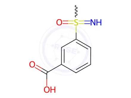 Chemical structure of 3-(methylsulfonimidoyl)benzoic acid