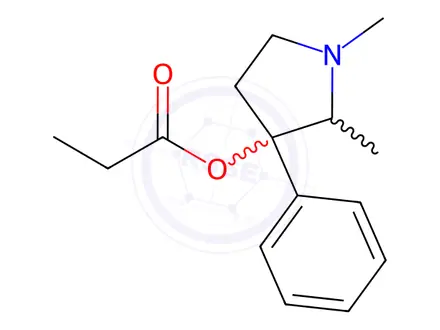 Chemical structure of prodilidine