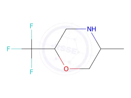 Chemical structure of 5-methyl-2-(trifluoromethyl)morpholine