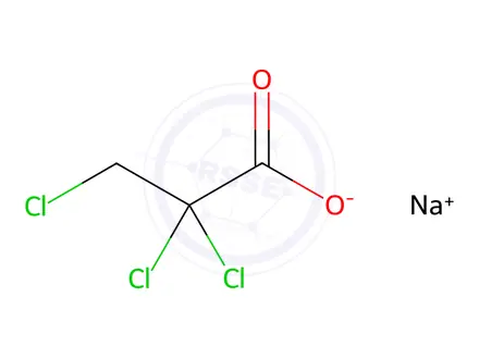 Chemical structure of 2,2,3-Trichloropropionic acid sodium salt