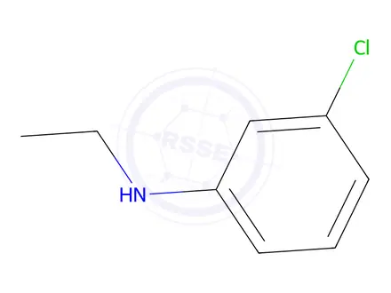 Chemical structure of 3-chloro-N-ethylaniline