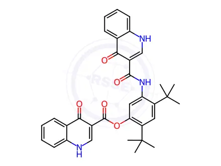 Chemical structure of Ivacaftor Impurity 43