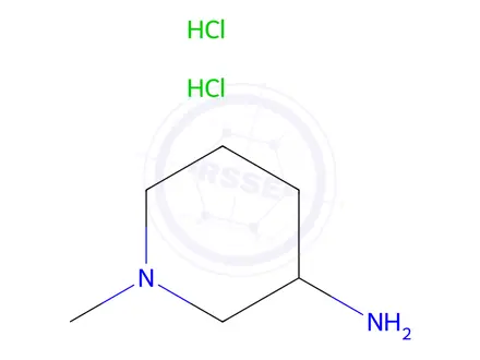 Chemical structure of 3-Amino-1-methylpiperidine DiHCl