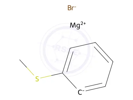 Chemical structure of 2-Thioanisolemagnesium bromide, 0.5M THF