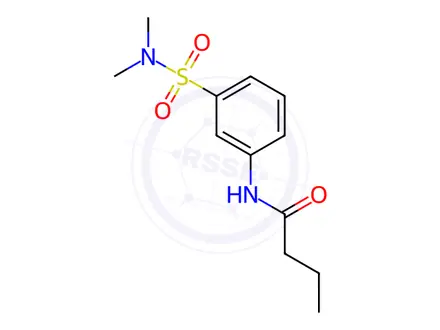 Chemical structure of n-(3-(n,n-Dimethylsulfamoyl)phenyl)butyramide