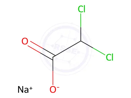 Chemical structure of Sodium Dichloroacetate