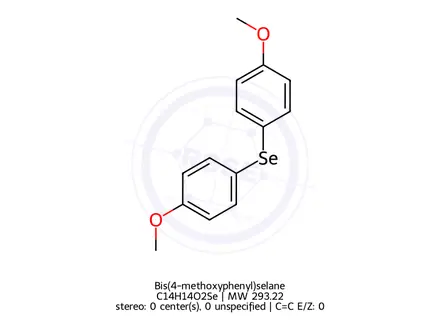 Chemical structure of Bis(4-methoxyphenyl)selane